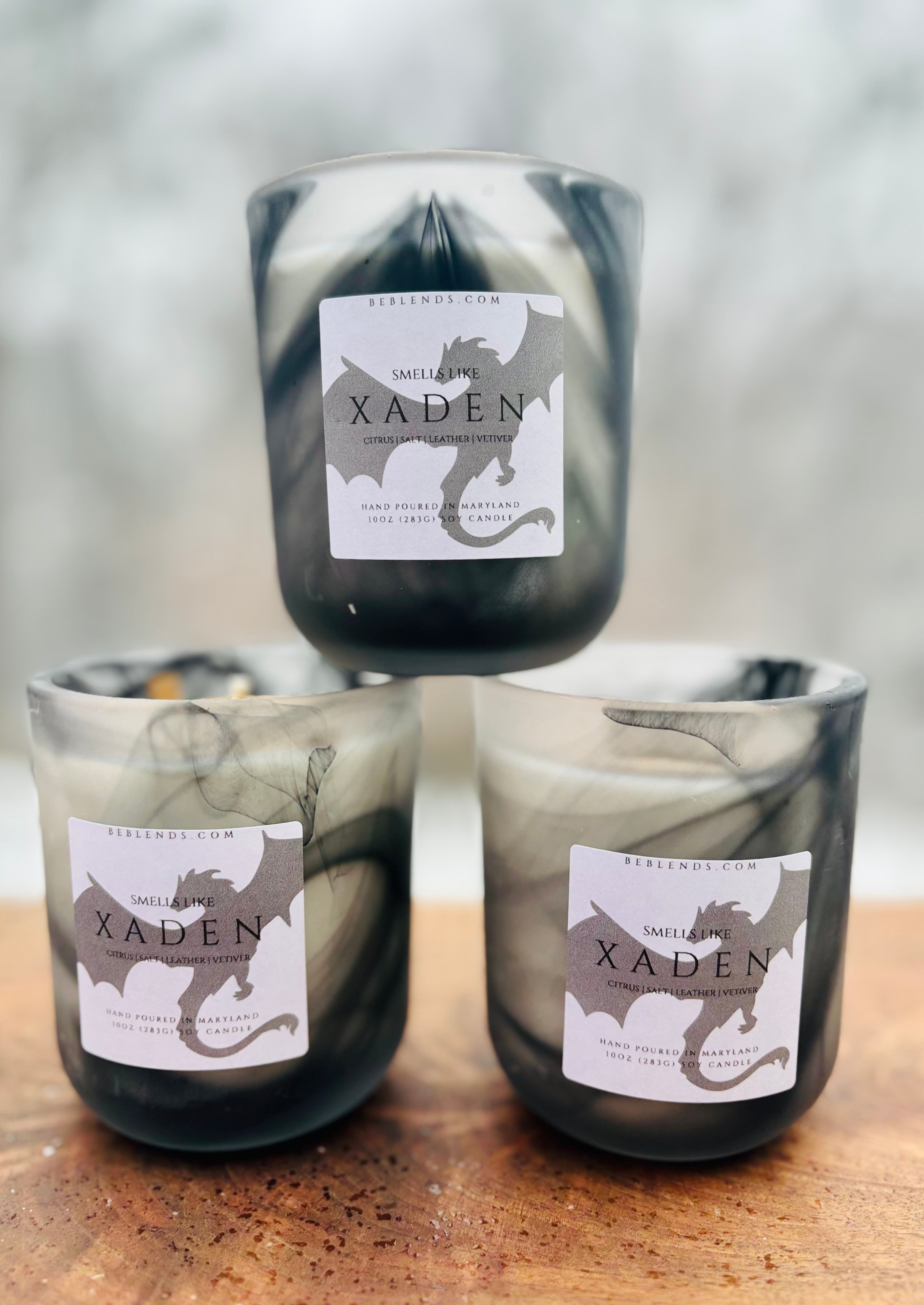 **NEW** Smells Like Xaden Onyx Storm Inspired Soy Candle - PREORDER