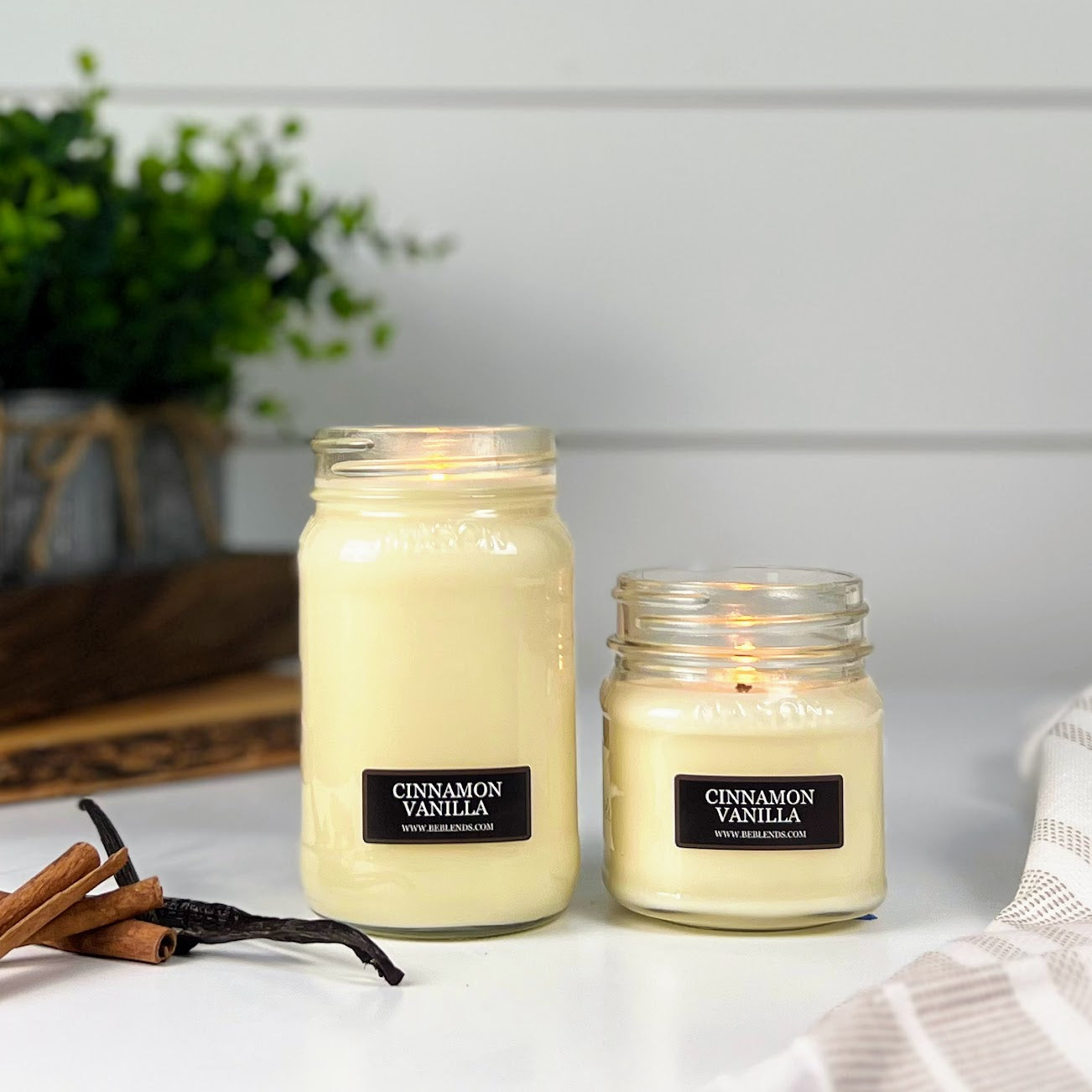 Cinnamon Vanilla Soy Candles and Wax Melts