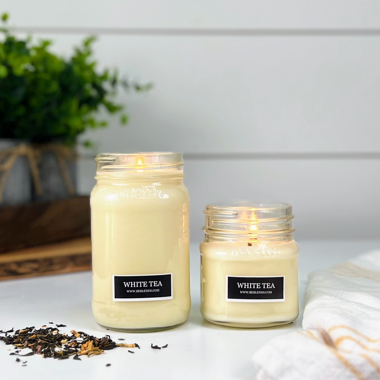 White Tea Soy Candles and Wax Melts