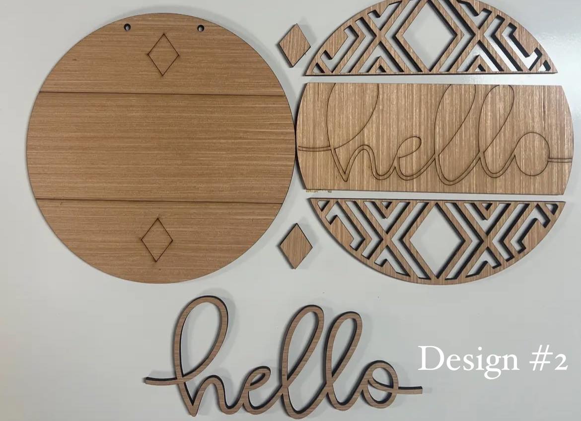 Hello Door Sign Workshop