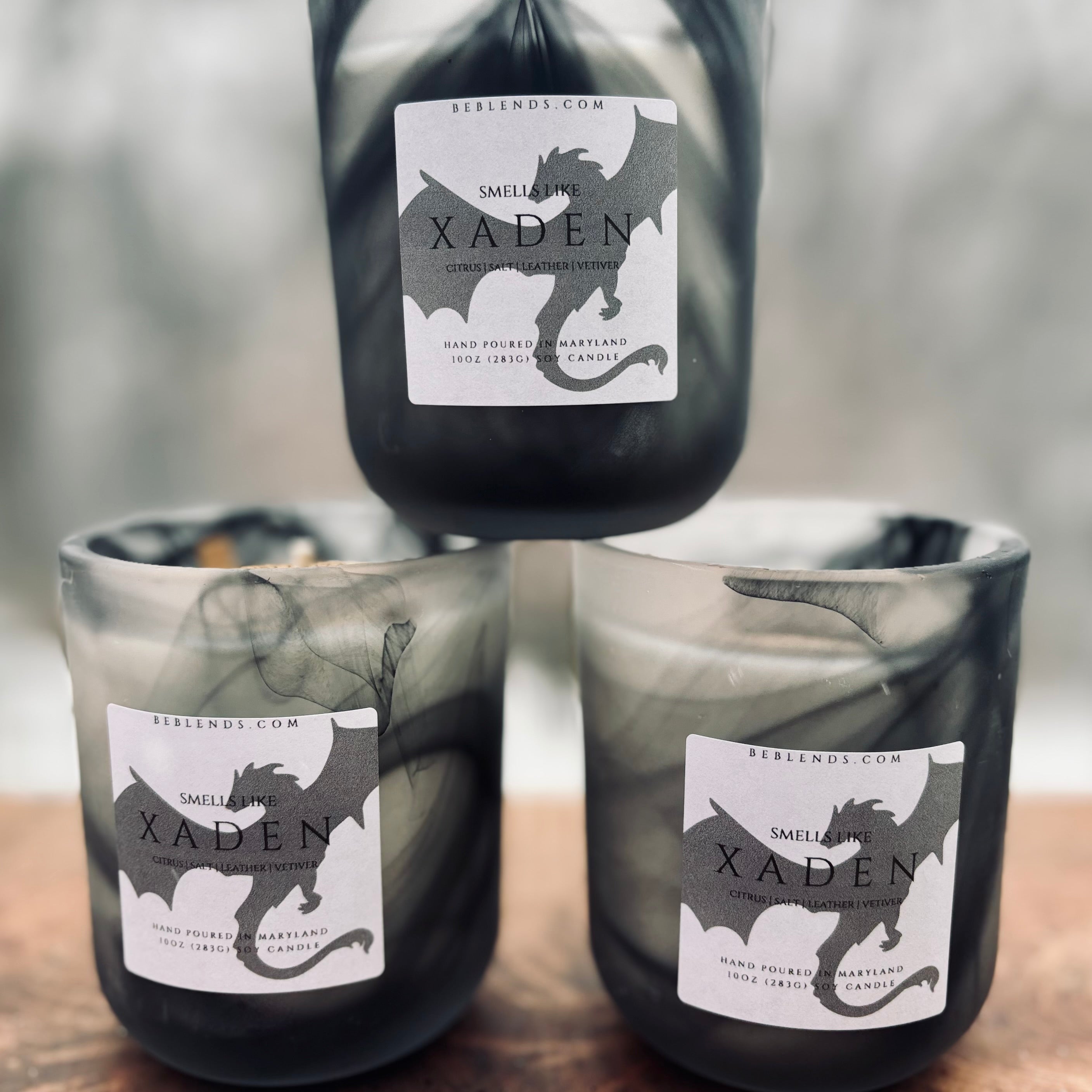 **NEW** Smells Like Xaden Onyx Storm Inspired Soy Candle - PREORDER