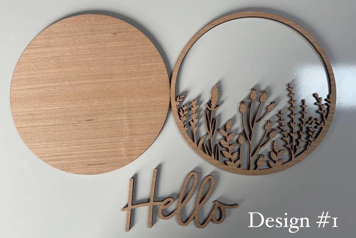 Hello Door Sign Workshop