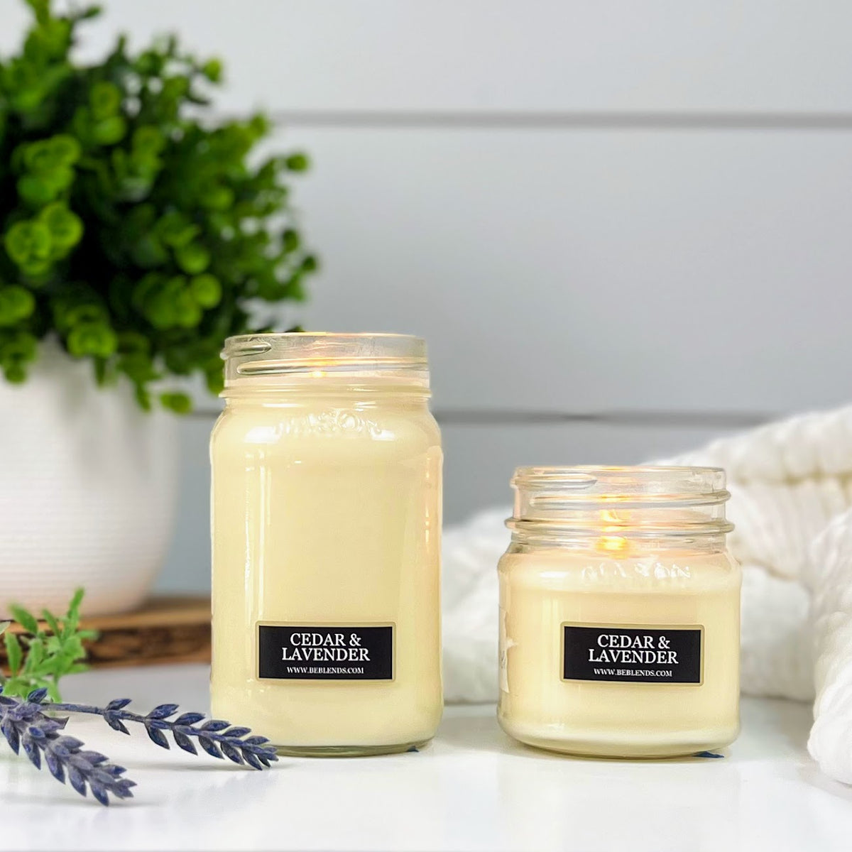 Cedar & Lavender Soy Candles and Wax Melts
