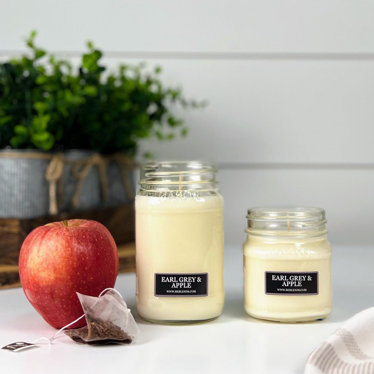 Earl Grey and Apple Soy Candles and Wax Melts