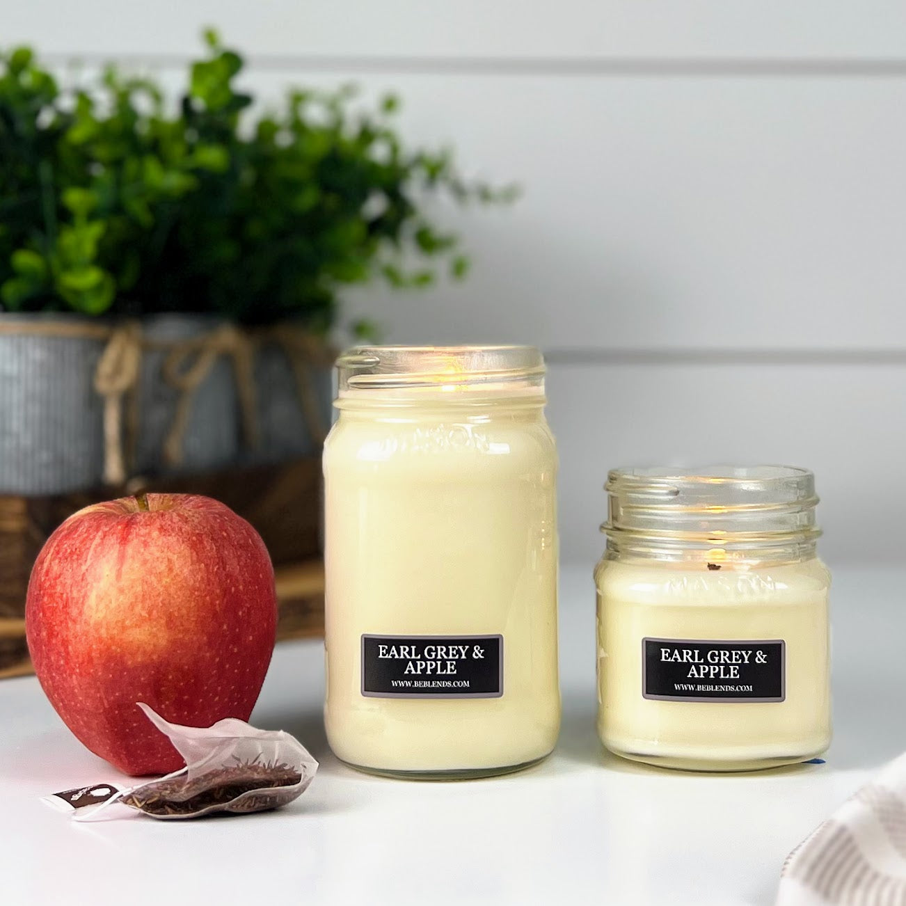 Earl Grey and Apple Soy Candles and Wax Melts