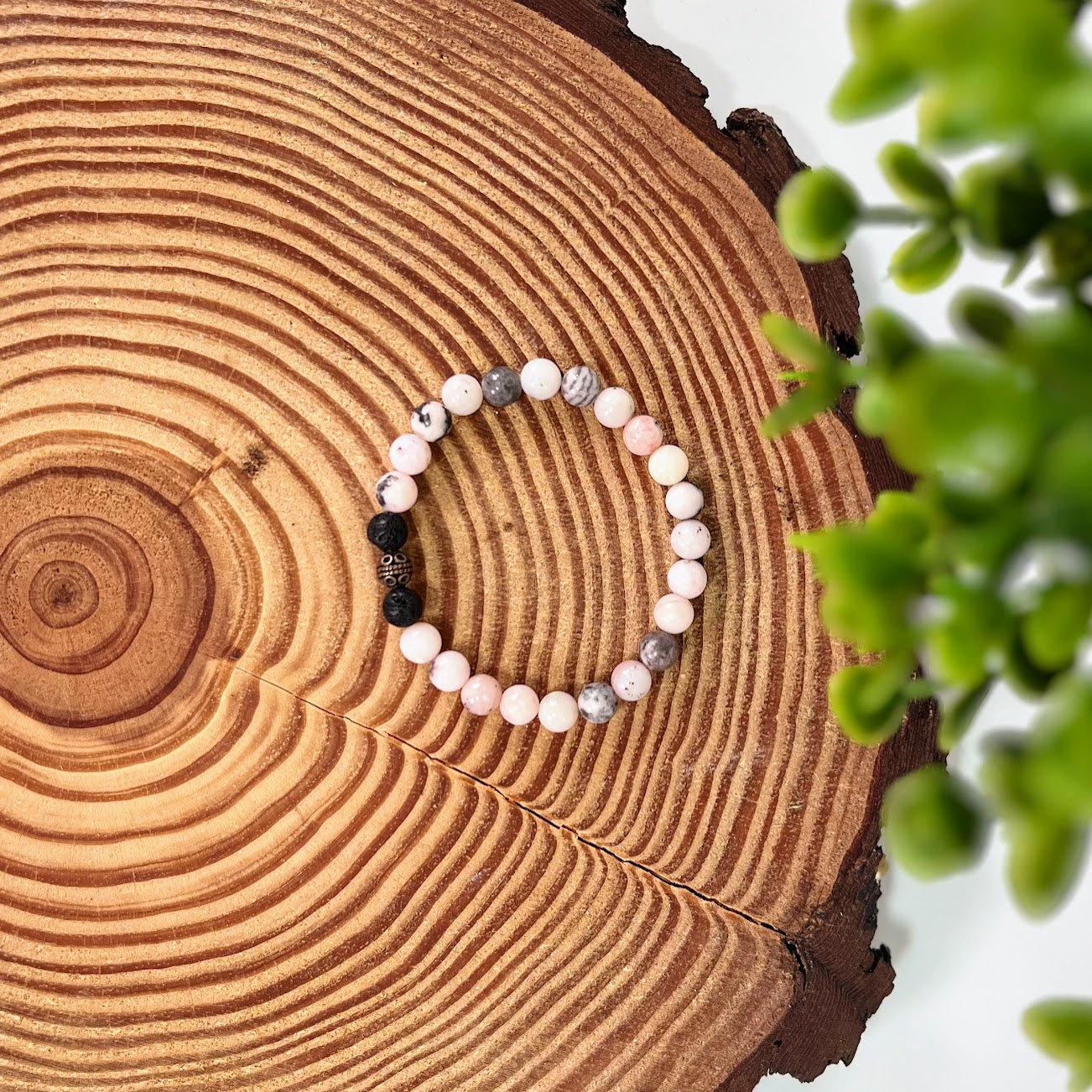February Limited Edition Grounded Heart Aromatherapy Bracelet | be