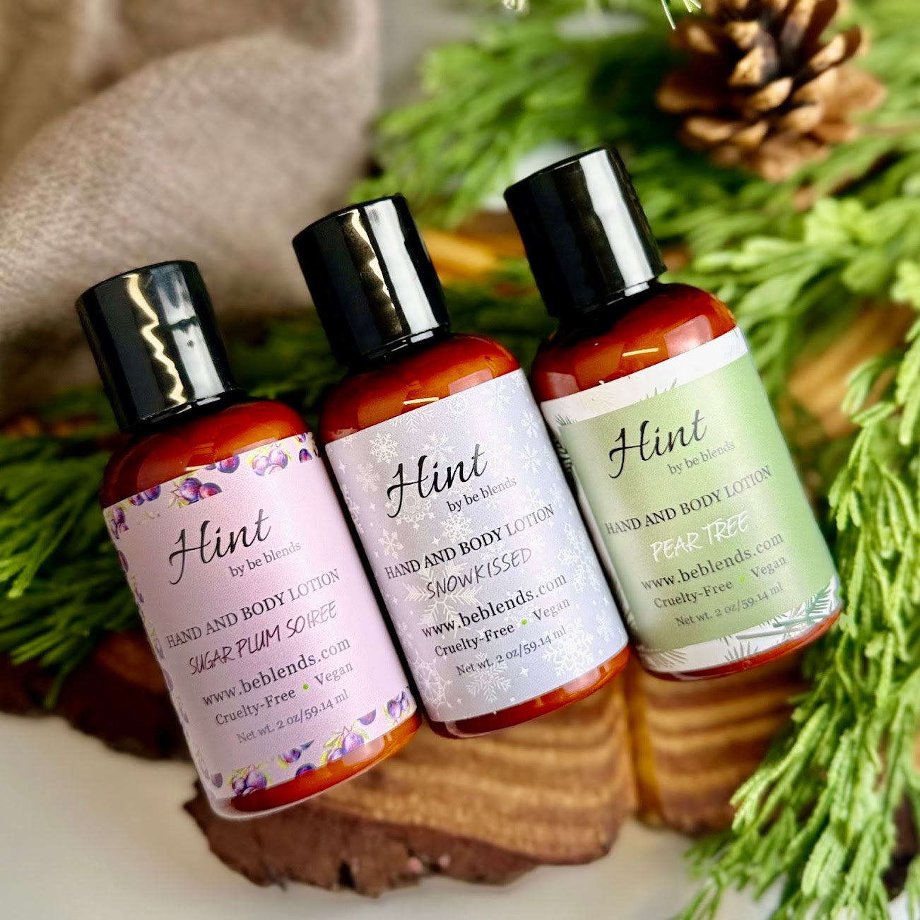 NEW 2oz Hint Hand & Body Lotion Holiday Gift Set