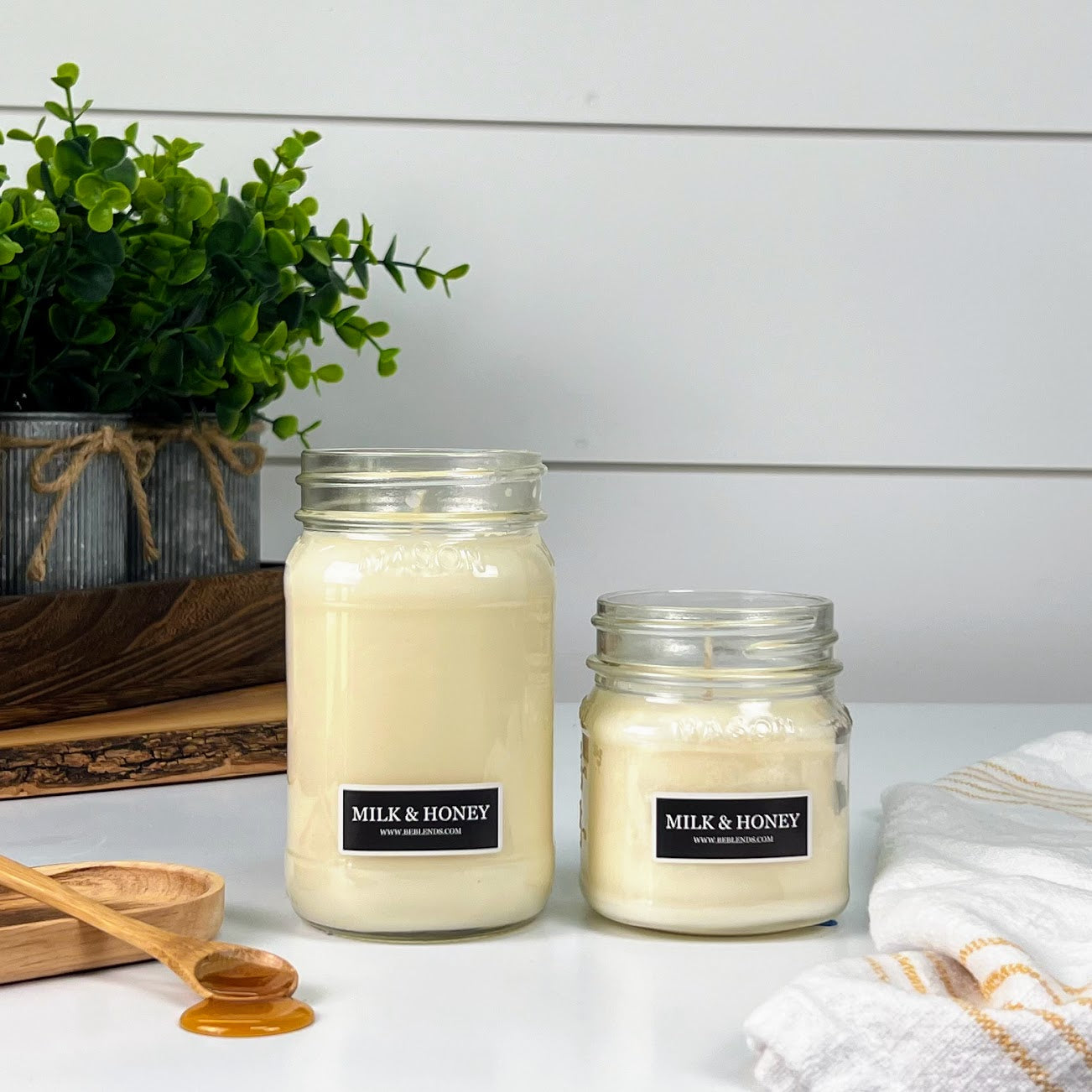 Milk & Honey Soy Candles and Wax Melts