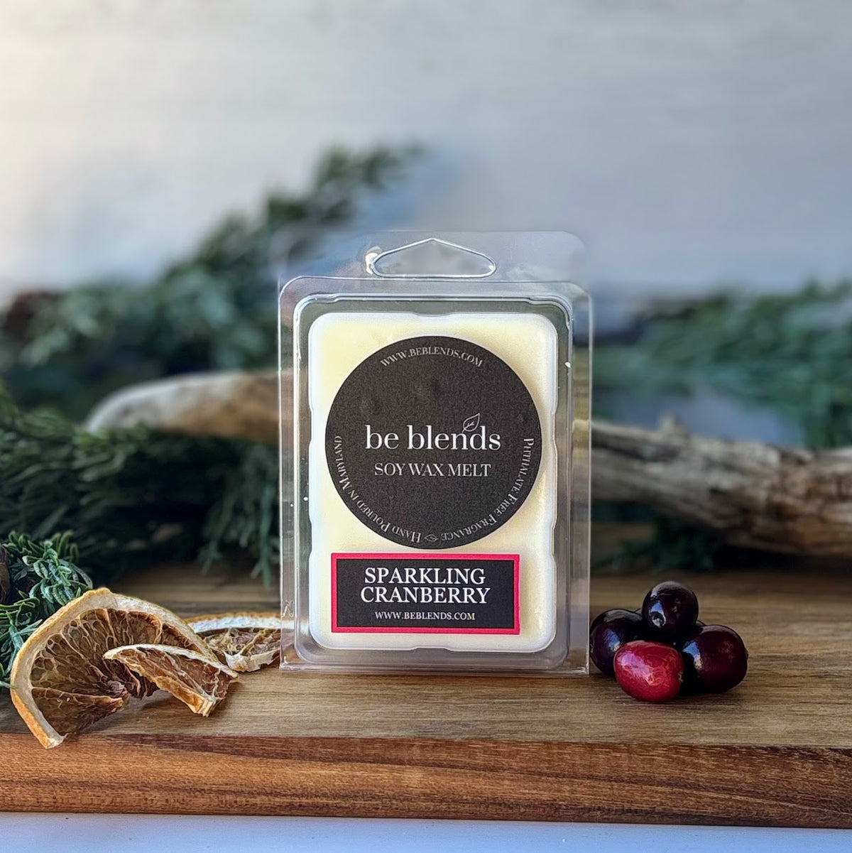 Sparkling Cranberry Soy Candles and Wax Melts