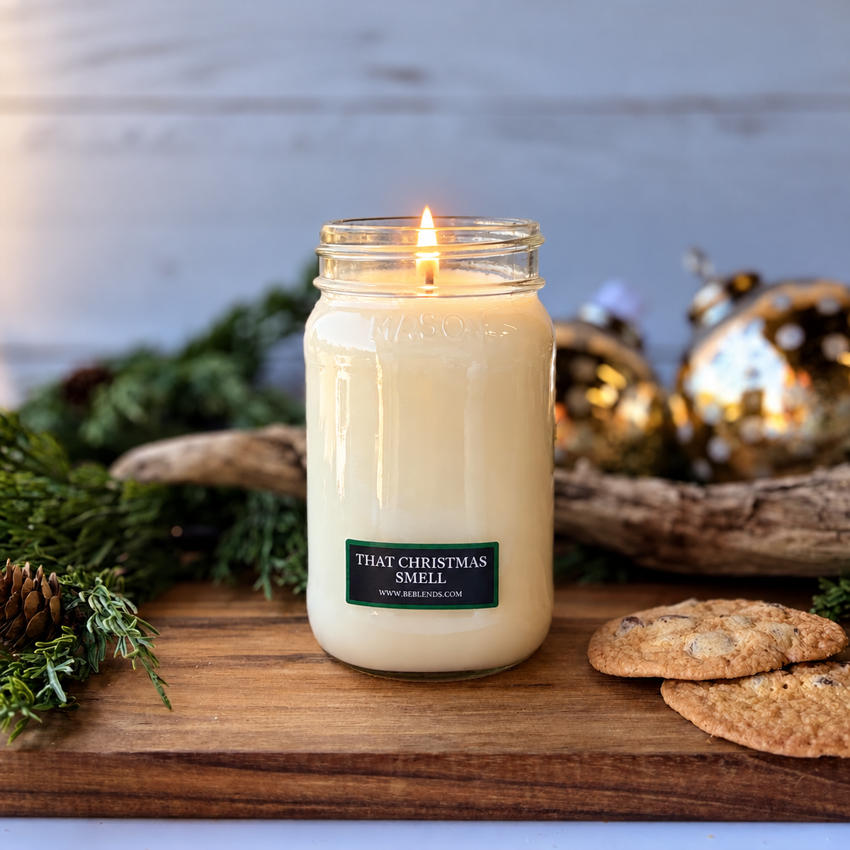 That Christmas Smell Soy Candle | Christmas Tree, Cinnamon & Gingerbread | Be Blends