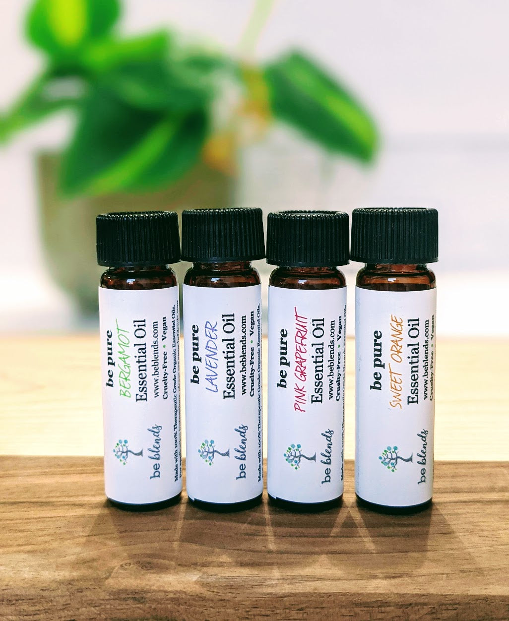 4Pack Essential Oils Sets Organic Plant & Natural 100% Pure