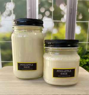 Pineapple Sage Soy Candles and Wax Melts