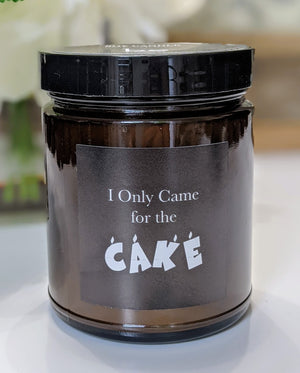 I Only Came For the Cake Snarky Amber Tumbler Soy Candle